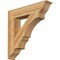 Ekena Millwork Balboa Traditional Rough Sawn Bracket, Western Red Cedar, 6"W x 32"D x 32"H BKT06X32X32BOA01RWR - alternate 1